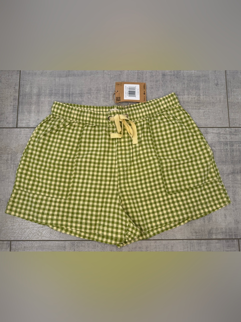 NWT Toad&Co Taj Hemp Pull-On 3” Shorts Green Mid Rise Women’s Medium